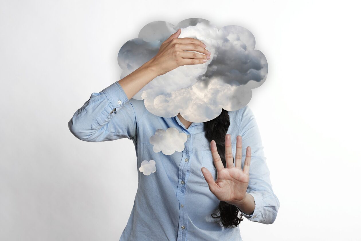 A cloud of negative feelings prevent us from being able to steps to our goals clearly