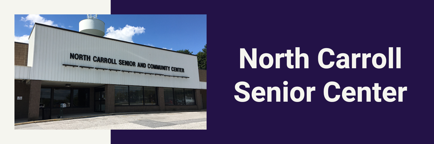 A photo of the front of the North Carroll Senior Center
